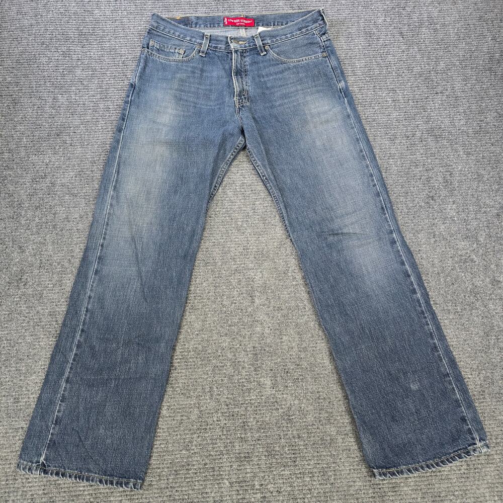 Levi's 529 Jeans Womens 32x32 Low Rise Straight Vintage Y2K Medium Wash Denim
